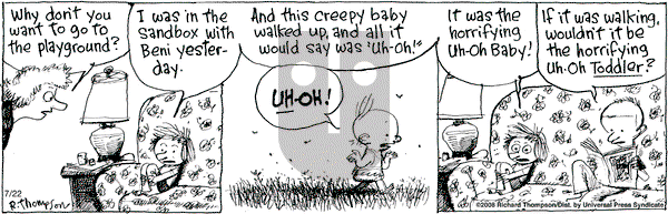 Cul de Sac on Sunday October 5, 2008 Comic Strip