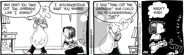 The Buckets on Saturday March 4, 2006 Comic Strip
