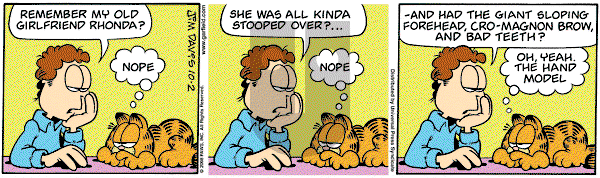 Garfield on Thursday October 2, 2008 Comic Strip