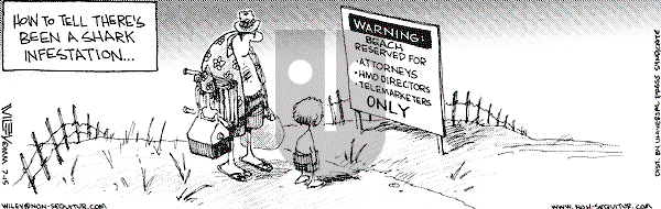 Non Sequitur on Saturday July 15, 2000 Comic Strip