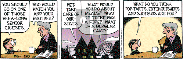 Grand Avenue on Saturday November 28, 2009 Comic Strip