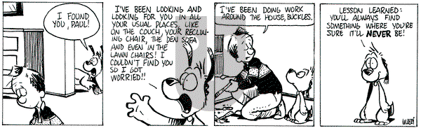 Buckles on Monday March 10, 2025 Comic Strip