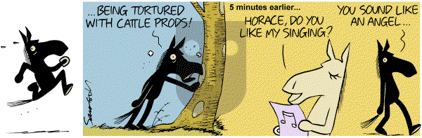 Dark Side of the Horse on Monday May 9, 2011 Comic Strip