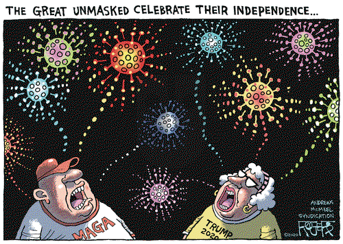 Rob Rogers on Thursday July 2, 2020 Comic Strip