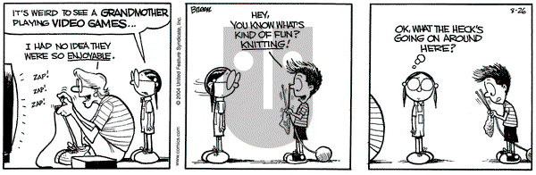 Grand Avenue on Thursday August 26, 2004 Comic Strip