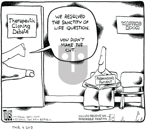 Tom Toles - Sunday April 21, 2002 Comic Strip