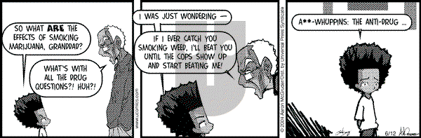 The Boondocks on Saturday January 14, 2012 Comic Strip