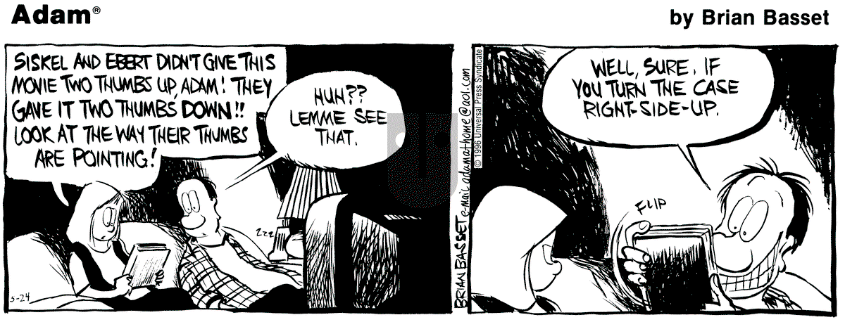 Adam@Home - Friday May 24, 1996 Comic Strip