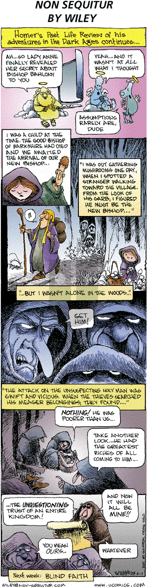 Non Sequitur on Sunday June 1, 2003 Comic Strip