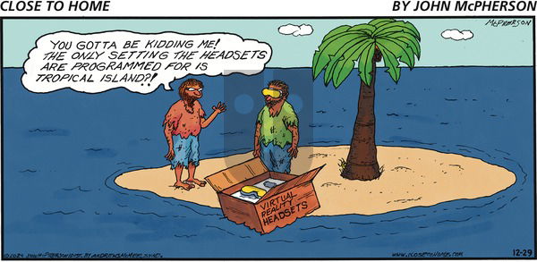 Close to Home on Sunday December 29, 2024 Comic Strip