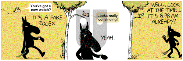 Dark Side of the Horse on Thursday August 16, 2012 Comic Strip
