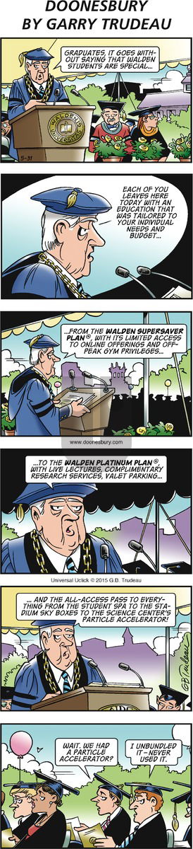 Doonesbury on Sunday May 31, 2015 Comic Strip