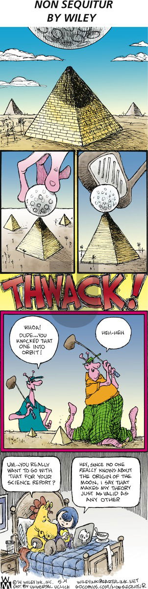 Non Sequitur on Sunday May 4, 2014 Comic Strip