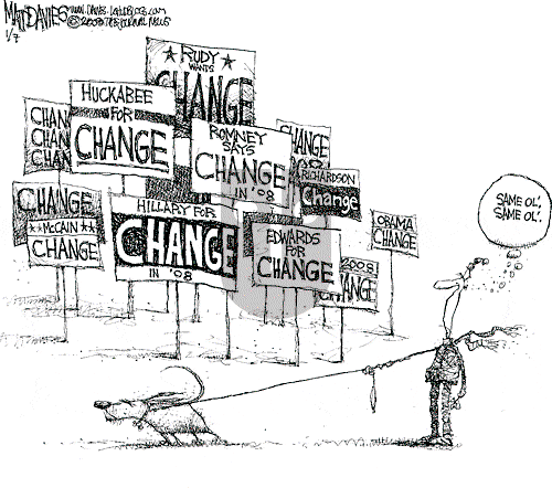 Matt Davies on Tuesday January 8, 2008 Comic Strip