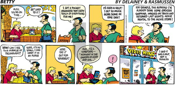 Betty on Sunday January 17, 1999 Comic Strip