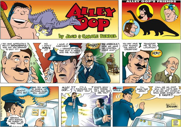 Alley Oop on Sunday May 31, 2009 Comic Strip