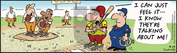 Frank and Ernest - Saturday April 13, 2019 Comic Strip