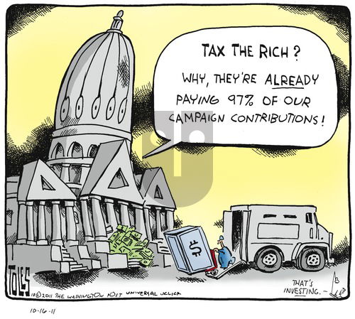 Tom Toles on Sunday October 16, 2011 Comic Strip