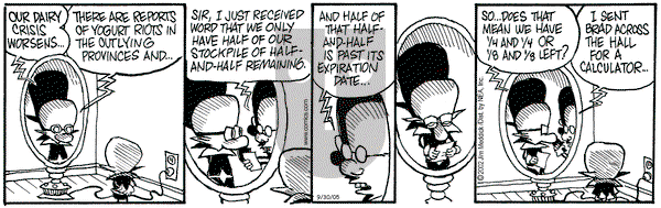 Monty on Friday September 30, 2005 Comic Strip