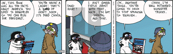 Get Fuzzy on Tuesday December 16, 2008 Comic Strip