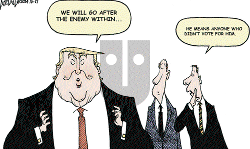 Robert Ariail on Thursday October 17, 2024 Comic Strip
