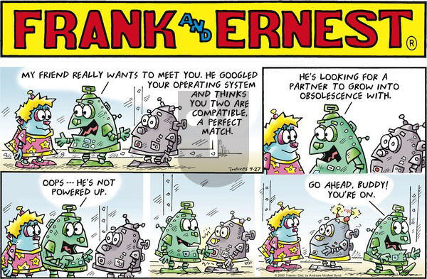 Frank and Ernest - Sunday September 27, 2020 Comic Strip