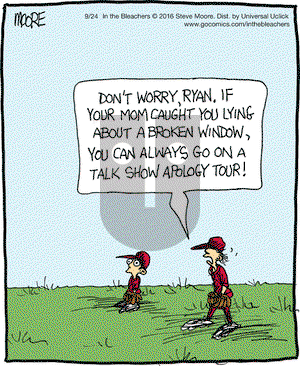 In the Bleachers on Saturday September 24, 2016 Comic Strip