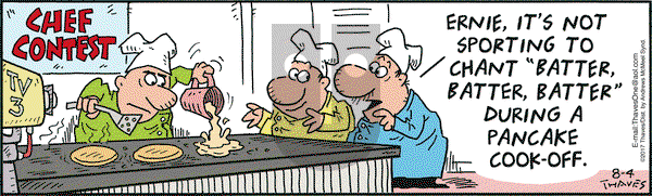 Frank and Ernest on Friday August 4, 2017 Comic Strip