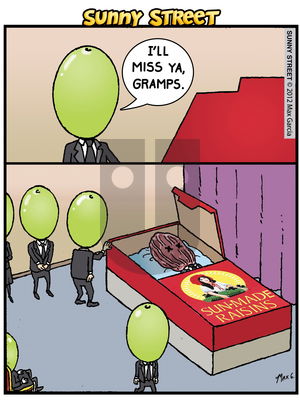 Sunny Street on Wednesday November 5, 2014 Comic Strip