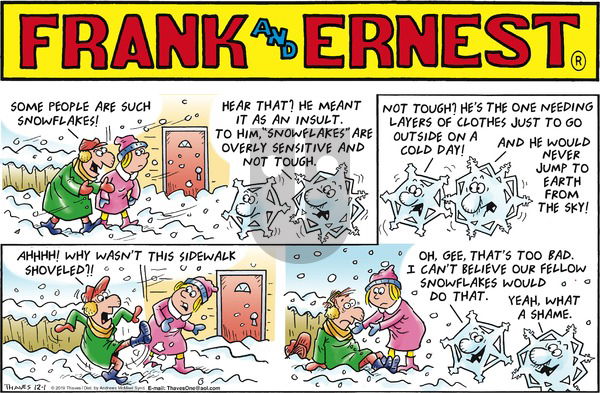 Frank and Ernest on Sunday December 1, 2019 Comic Strip