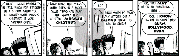 The Boondocks on Thursday April 16, 2009 Comic Strip
