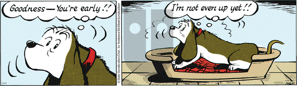 Fred Basset - Monday November 1, 2021 Comic Strip