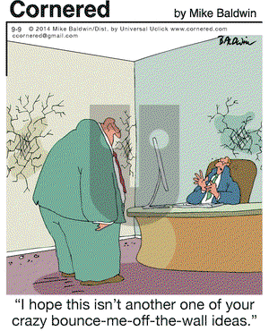 Cornered on Tuesday September 9, 2014 Comic Strip