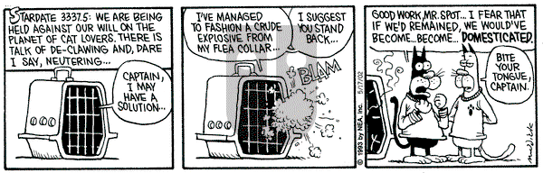 Monty on Friday May 17, 2002 Comic Strip