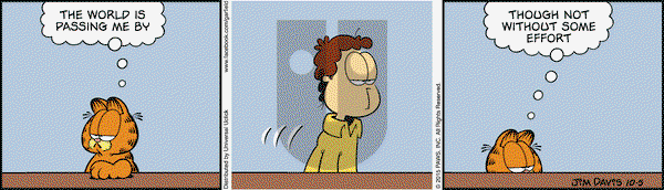 Garfield on Monday October 5, 2015 Comic Strip