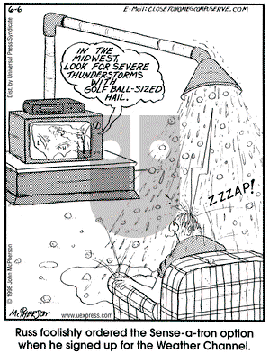 Close to Home on Saturday June 6, 1998 Comic Strip