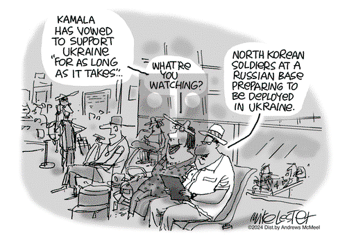 Mike Lester on Monday October 21, 2024 Comic Strip