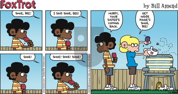 FoxTrot on Sunday July 15, 2018 Comic Strip