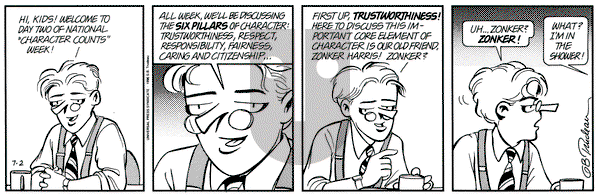 Doonesbury on Tuesday July 2, 1996 Comic Strip