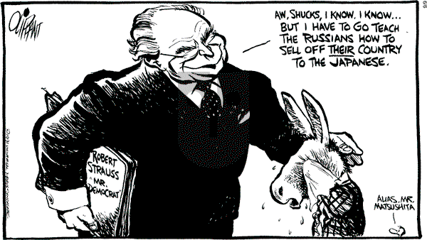 Pat Oliphant - Thursday June 6, 1991 Comic Strip