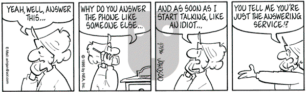 Arlo and Janis on Wednesday January 3, 1996 Comic Strip