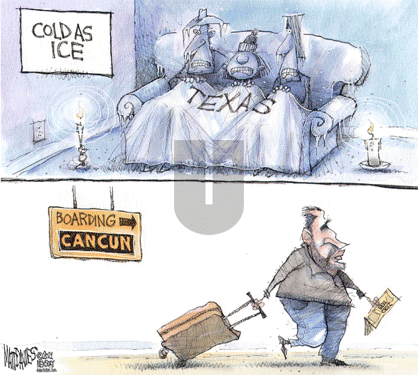 Matt Davies on Friday February 19, 2021 Comic Strip
