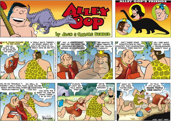 Alley Oop on Sunday May 19, 2013 Comic Strip