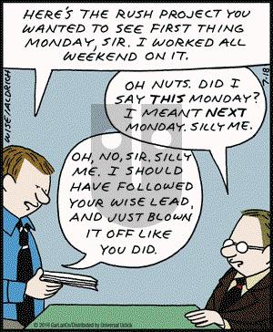 Real Life Adventures on Monday July 18, 2016 Comic Strip