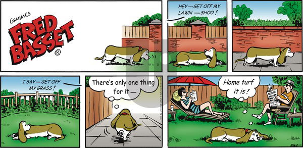 Fred Basset on Sunday September 25, 2016 Comic Strip