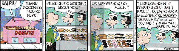 Drabble on Friday April 13, 2018 Comic Strip