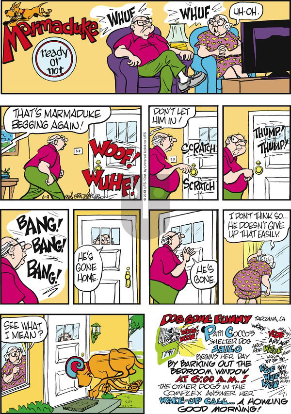 Marmaduke on Sunday June 9, 2013 Comic Strip