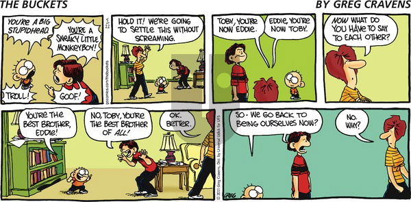 The Buckets on Sunday May 12, 2013 Comic Strip