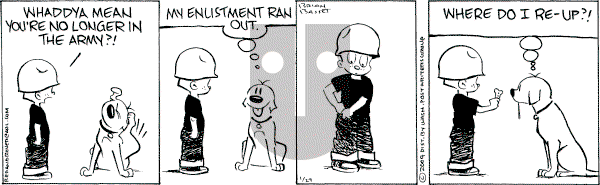 Red and Rover on Tuesday January 27, 2009 Comic Strip