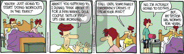 The Buckets on Monday September 29, 2014 Comic Strip
